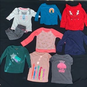 9 Assorted Cat & Jack size 2T